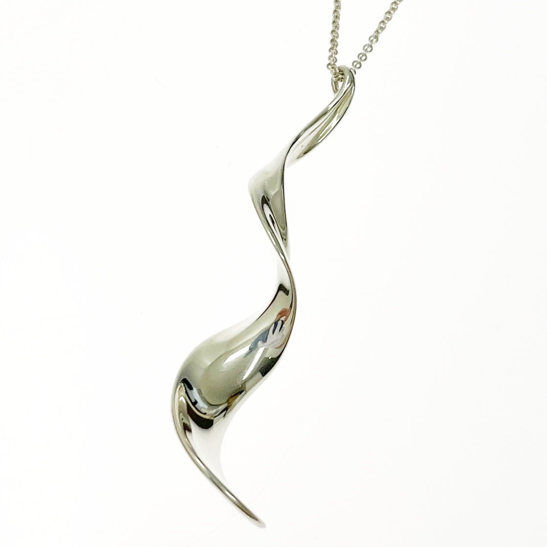 美品　ティファニー　フランクゲーリー　オーキッド　ドロップ　シルバー　ネックレス 美品 ティファニー フランクゲーリー オーキッド ドロップ