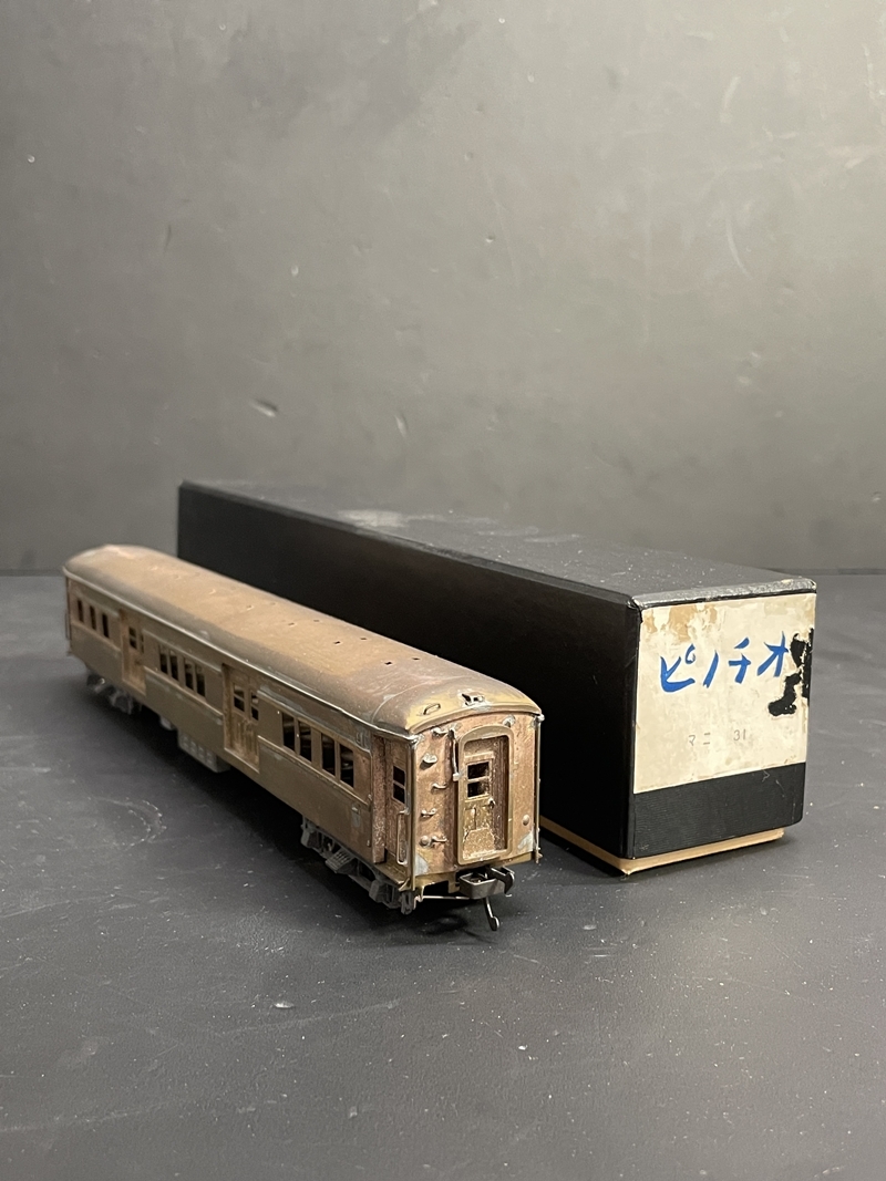 * collector worth seeing HO gauge Pinot chiomani31 kit made of metal railroad model train original box retro Vintage collection YK761