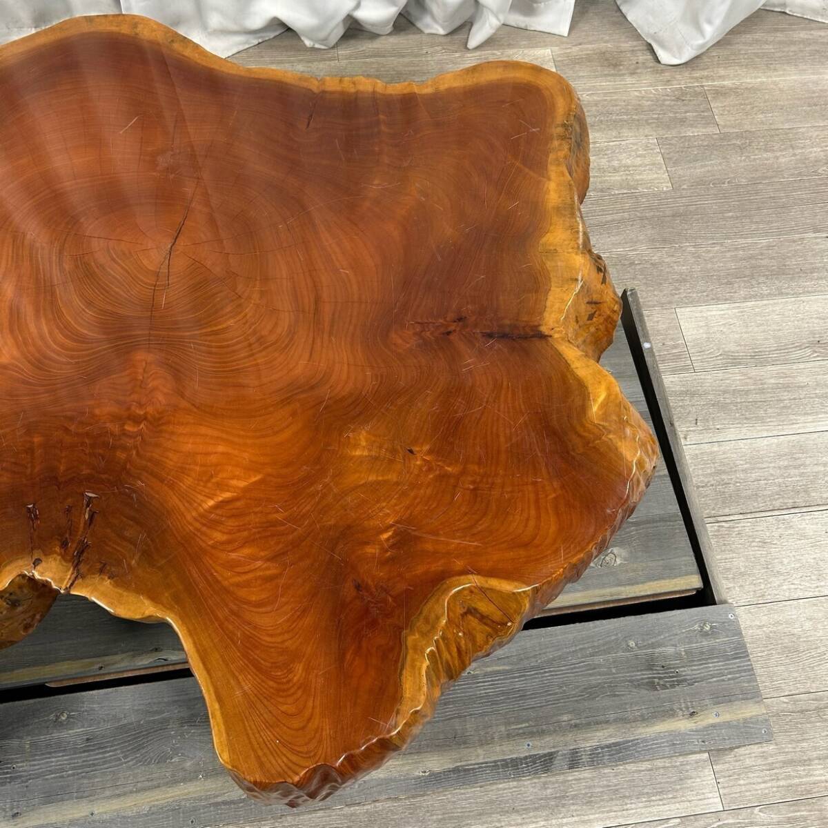 GC05 花梨 一枚板 座卓 厚さ15cm/重量140kg 無垢材 唐木 座敷机 GC05 花梨 一枚板 座卓 厚さ15cm/重量140kg 無垢材 唐木 座敷机