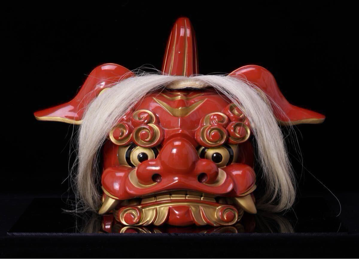獅子頭 獅子舞 骨董 縁起物オブジェ 獅子頭 獅子舞 骨董 縁起物オブジェ