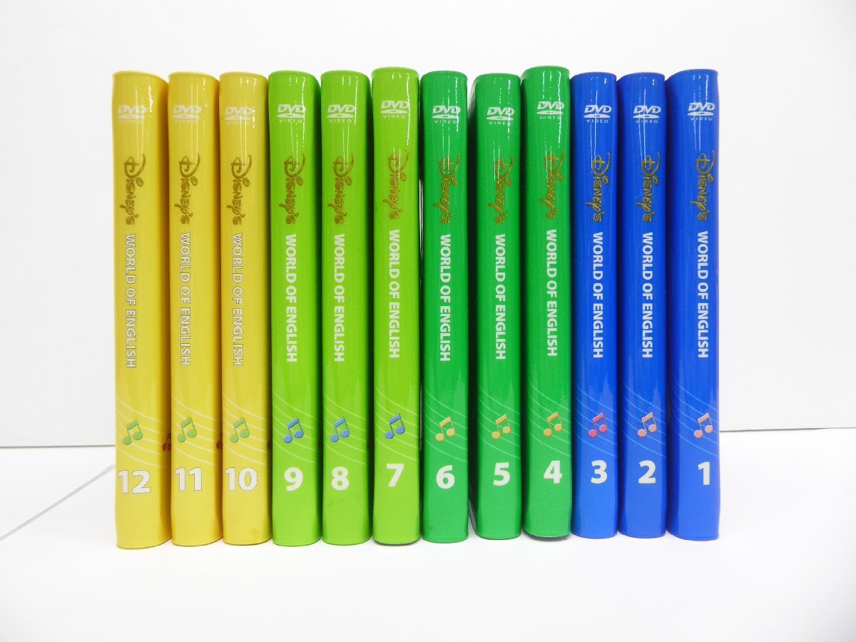 DWE ディズニー英語システム 新子役旧版 Sing Along! DVD 12枚セット 本 △WZ2180