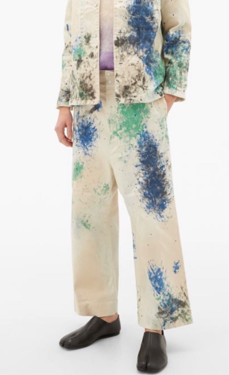 【美品】 Sasquatchfabrix. サスクワッチファブリックス 19aw ペイントドカンパンツ S paint pants_画像10