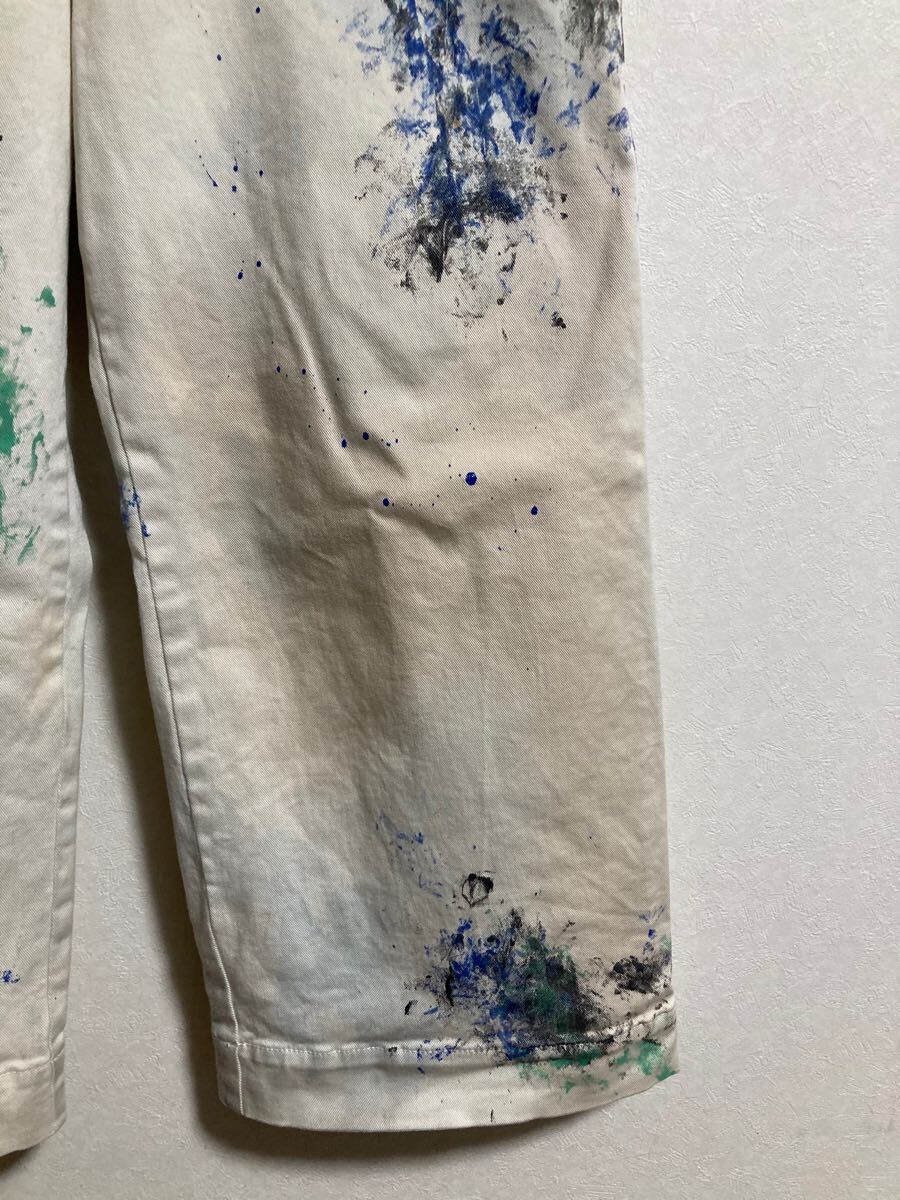 【美品】 Sasquatchfabrix. サスクワッチファブリックス 19aw ペイントドカンパンツ S paint pants_画像5