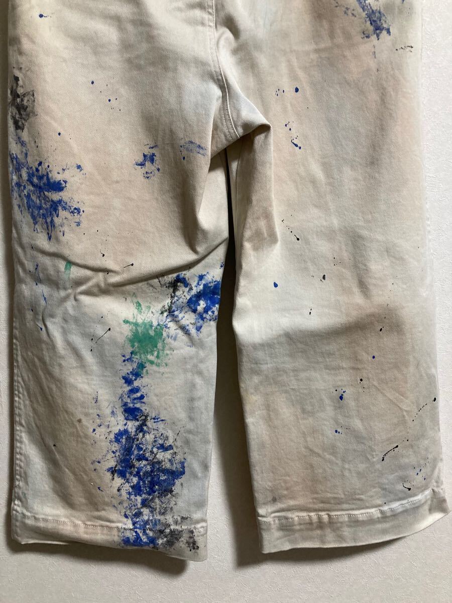 【美品】 Sasquatchfabrix. サスクワッチファブリックス 19aw ペイントドカンパンツ S paint pants_画像7