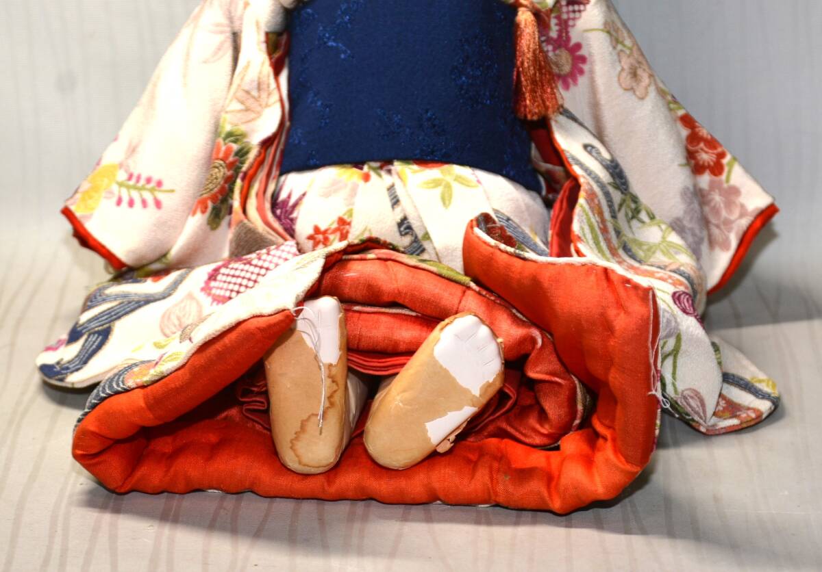 99◇初荷です ◇野崎芳寿作 市松人形 女の子 43cm かんざし 99◇初荷です ◇野崎芳寿作 市松人形 女の子 43cm かんざし
