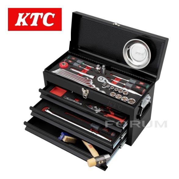 KTC 12.7sq. 工具セット SK46025XBK / ツールケース （ 工具箱 ） SKX0223BK ブラック 採用の ツールセット