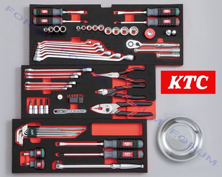 【工具のみ ケースなし】 KTC 工具セット SK36625XT / SK36625X シリーズの工具のみ / ケース無し ☆ ツールセット