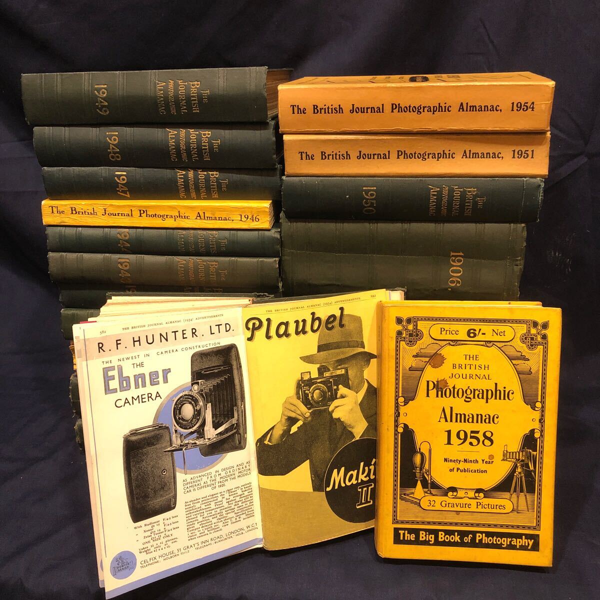 19冊まとめて】 英国写真年鑑 1901~1958年 The British Journal 19冊まとめて】 英国写真年鑑 1901~1958年 The British Journal