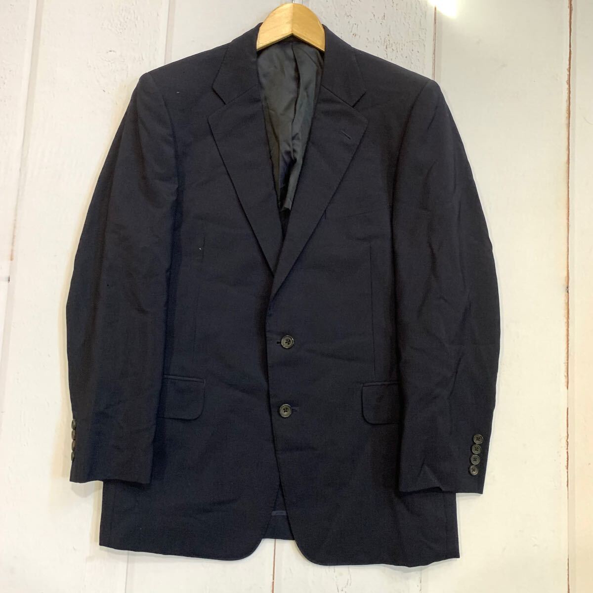 GG ▼ 洗練されたデザイン!! '上質ウール100%使用' Burberry's バーバリー テーラードジャケット 2ボタン size:175A6 メンズ アウター