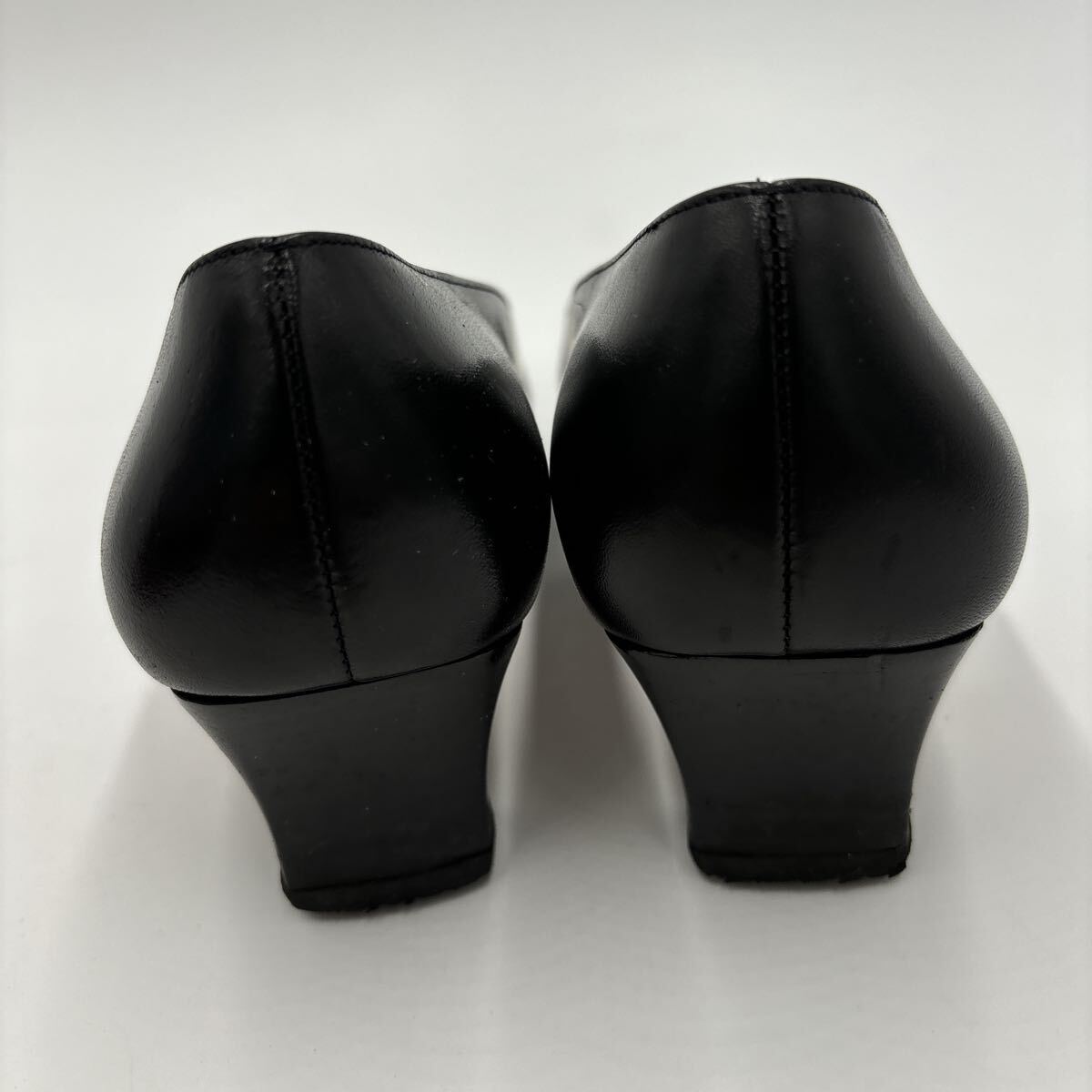 ＊ 美品 箱付き 伊制 '高級(jí)婦人靴' Salvatore Ferragamo サルヴァトーレフェラガモ 本革 ガンチーニ ヒール / パンプス 6D 23cm レディース