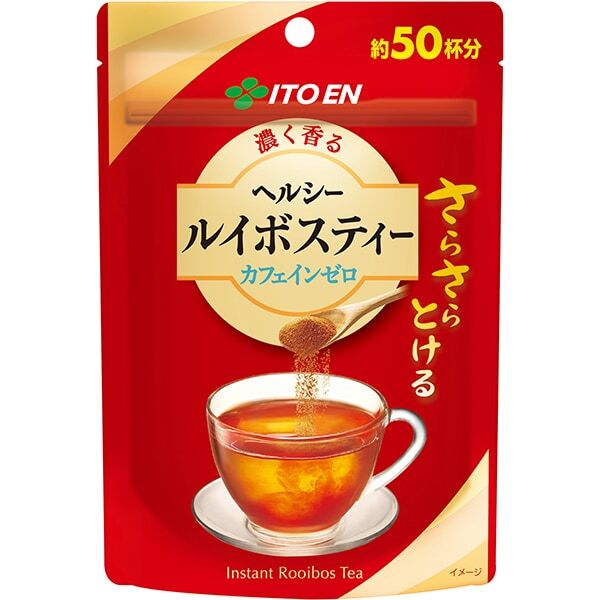 伊藤園 粉末インスタント さらさらとける 濃く香るヘルシー ルイボスティー 40ｇ 約50杯分/1735ｘ２袋セット/卸/送料無料メール便