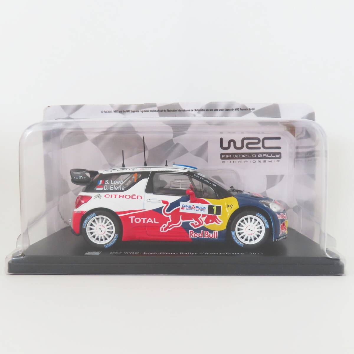 M09-W04 WRC公認 1/24 DS3 WRC Loeb-Elena Rallye d'Alsace-France 2012 ラリー・ド・フランス-アルザス