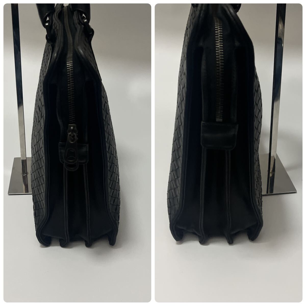 1円 BOTTEGA VENETA ボッテガヴェネタ ビジネスバッグ ブラック