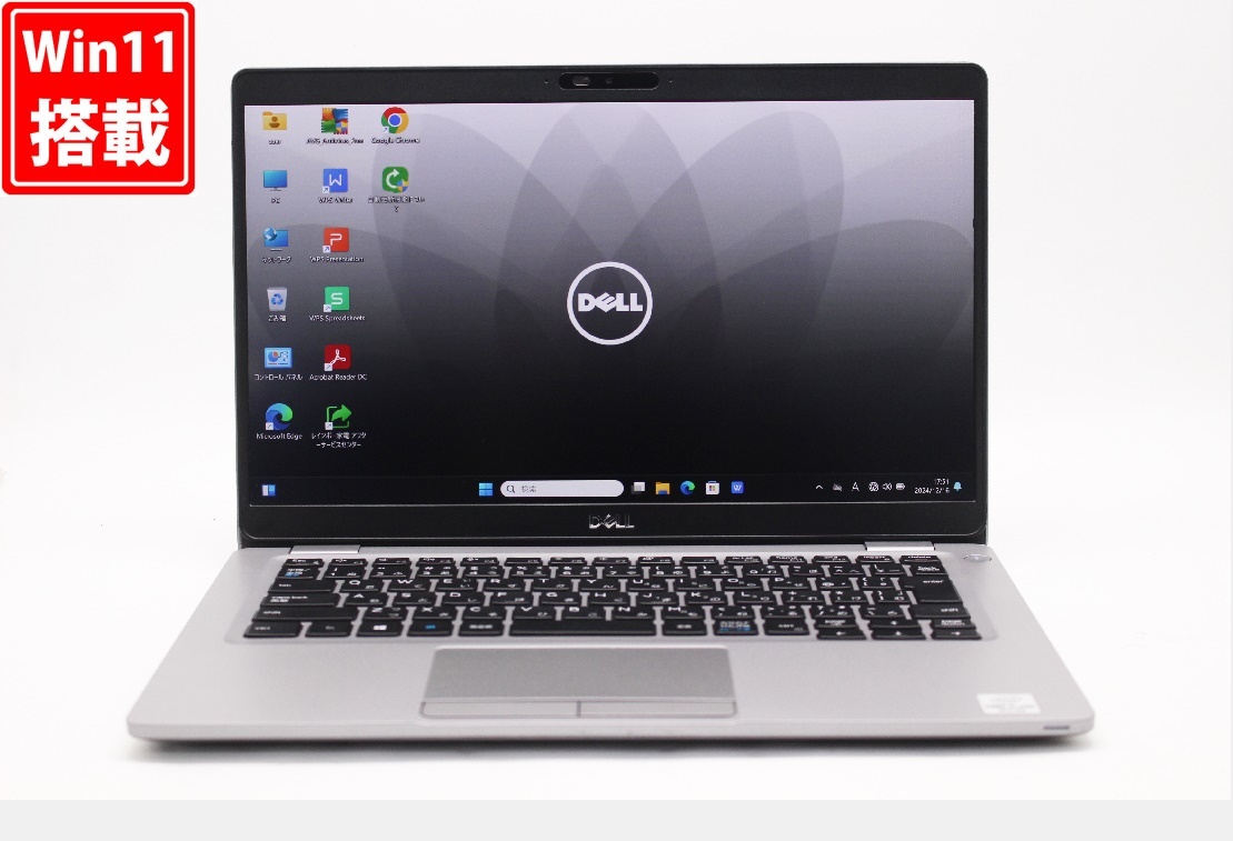中古 フルHD 13.3型 DELL Latitude 5310 Windows11 第10世代 i5-10310U 16GB NVMe 512GB-SSD カメラ 無線Wi-Fi6 Office付 管:1900w