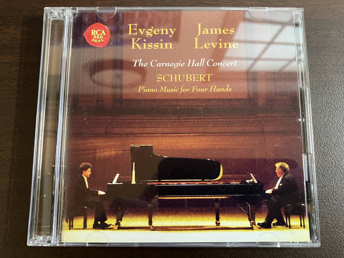 [2CD] Evgeny Kissin キーシン / James Levine レヴァイン / Schubert シューベルト / ４手のためのピアノ作品集 / BVCC-38352～3