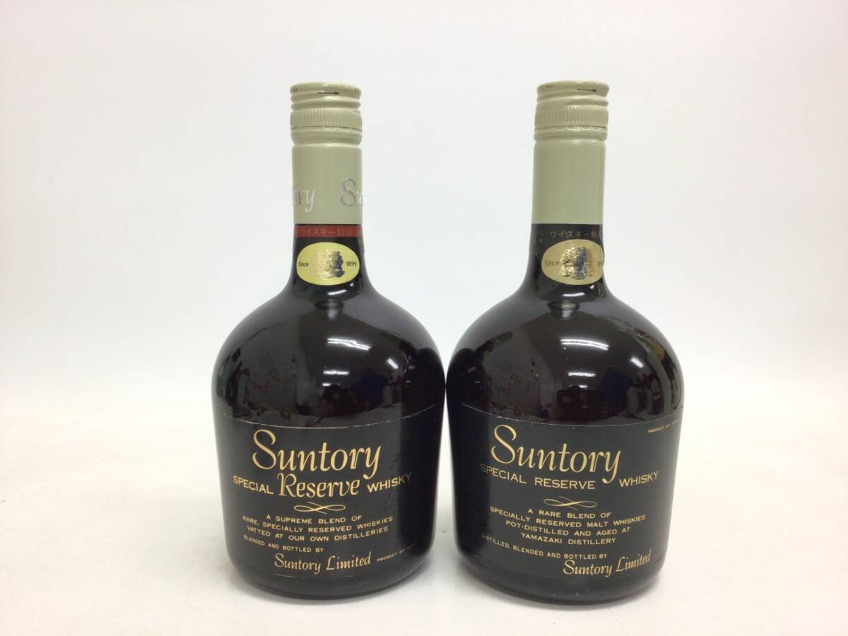 ウイスキー whisky サントリー スペシャルリザーブ 白キャップ 2本セット 760ml 43% 重量番号:4(RW9)