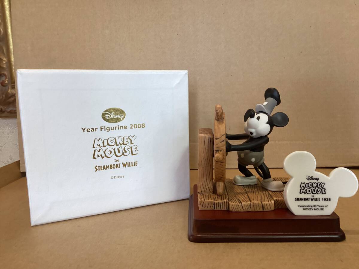 ディズニーイヤーフィギュリンコレクション2008 "蒸気船ウィリー"　WALT DISNEY YEAR FIGURINE "STEAM BOAT WILLIE"