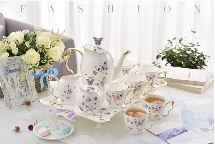 洋食器 茶器 15点セット 高品質 ポット カップ ソーサー ラ 洋食器 茶器 15点セット 高品質 ポット カップ ソーサー ラ