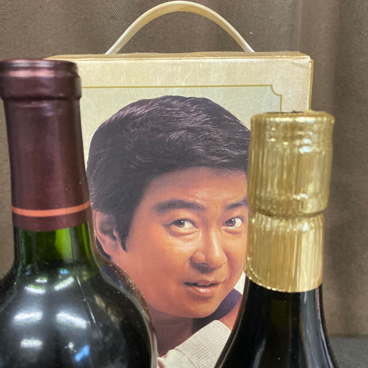 掘出物 希少価値・非売品 石原裕次郎 記念ワイン・清酒セット 掘出物 希少価値・非売品 石原裕次郎 記念ワイン・清酒セット