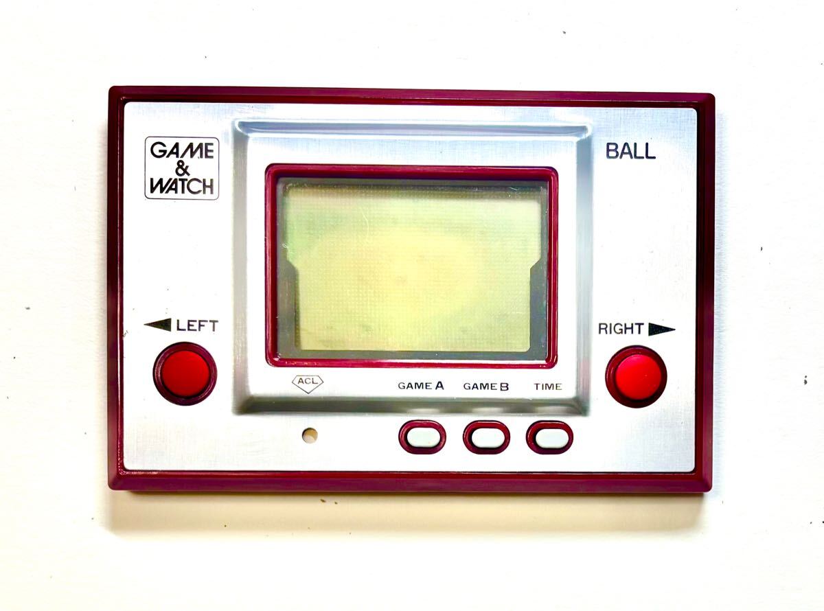  nintendo Game & Watch AC-01 мяч Nintendo1980 год производства ( коробка * инструкция имеется ) с батарейкой сервис 