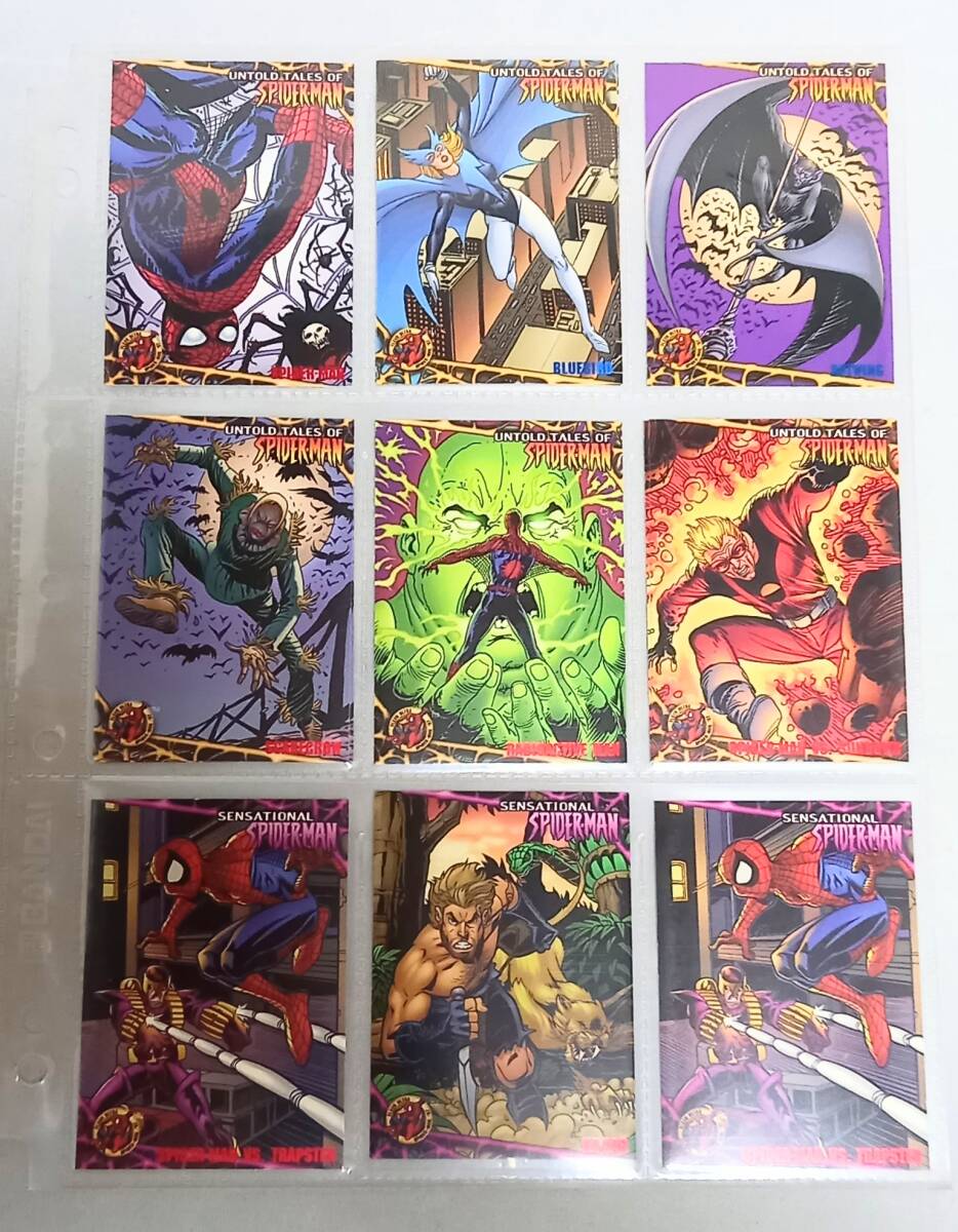 スパイダーマン トレーディング カード 69種セット(1997 Fleer スパイダーマン トレーディング カード 69種セット(1997 Fleer