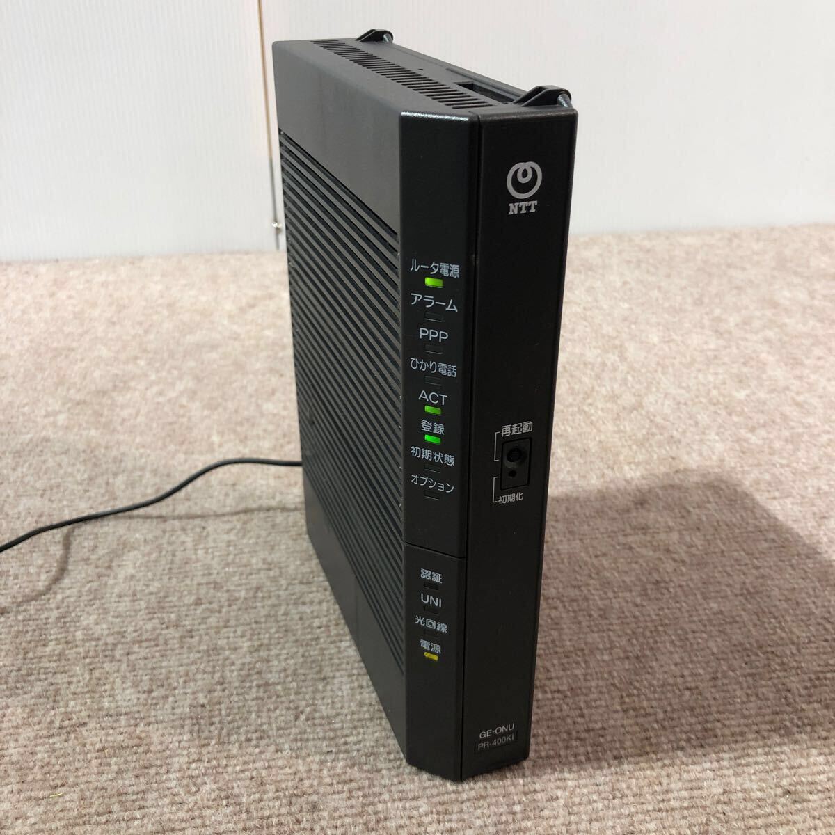 NTT 西日本 PR-400KI GE-ONU 回線終端装置 ONU 一体型 ひかり NTT 西日本 PR-400KI GE-ONU 回線終端装置 ONU 一体型 ひかり