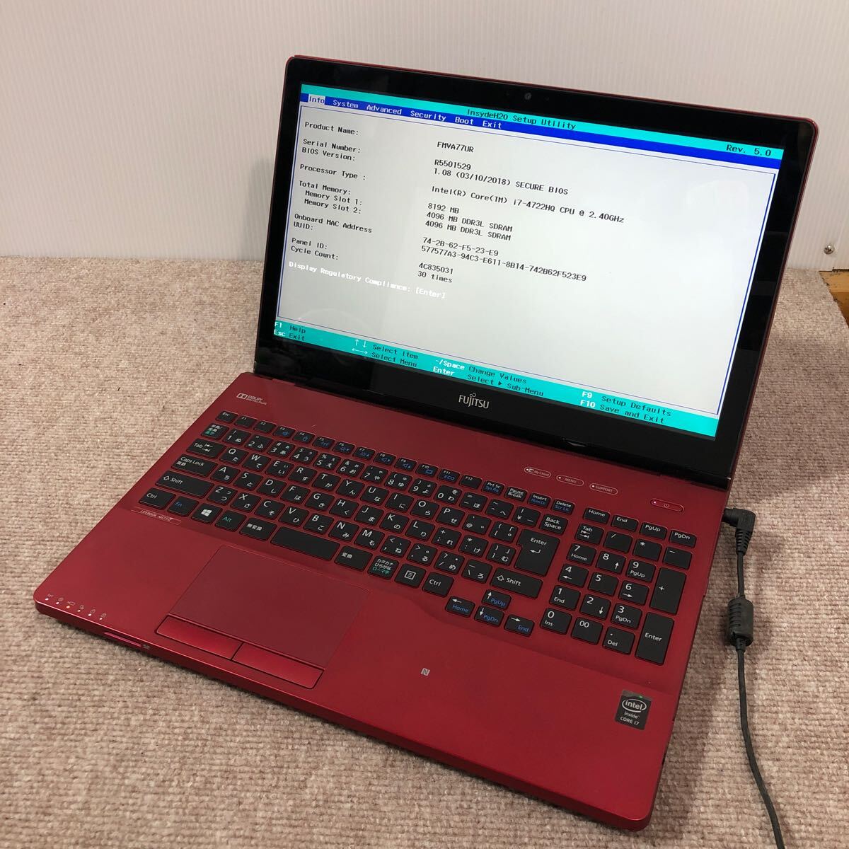 Yahoo!オークション - FUJITSU 富士通 LIFEBOOK AH77/U FMVA77UR Yahoo!オークション - FUJITSU 富士通 LIFEBOOK AH77/U FMVA77UR