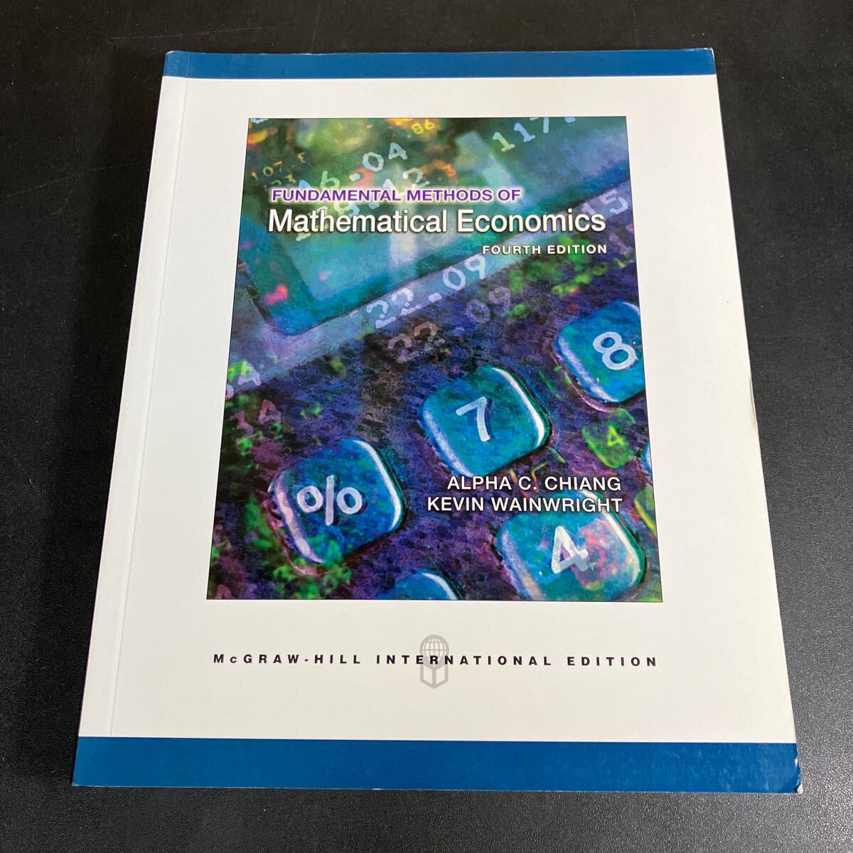 24-12-16『Fundamental Methods of Mathematical Economics 4th Edition 』by Kevin Wainwright and Alpha C. Chiang　洋書