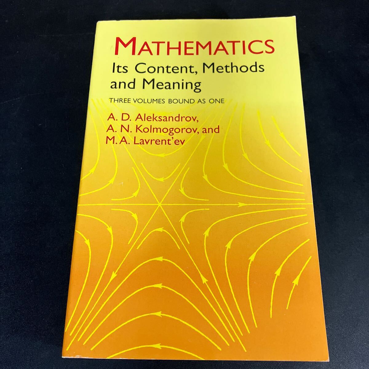 24-12-17『Mathematics: Its Content, Methods and Meaning』洋書　1999年　Dover Publications