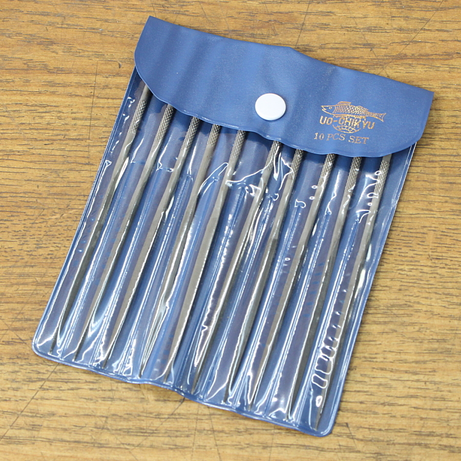 未使用）10本入り☆魚(yú)地球印 ヤスリ