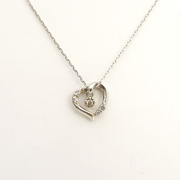 ★ ヨンドシー ネックレス SILVER刻印 シルバー ハートモチーフ (0220506327)