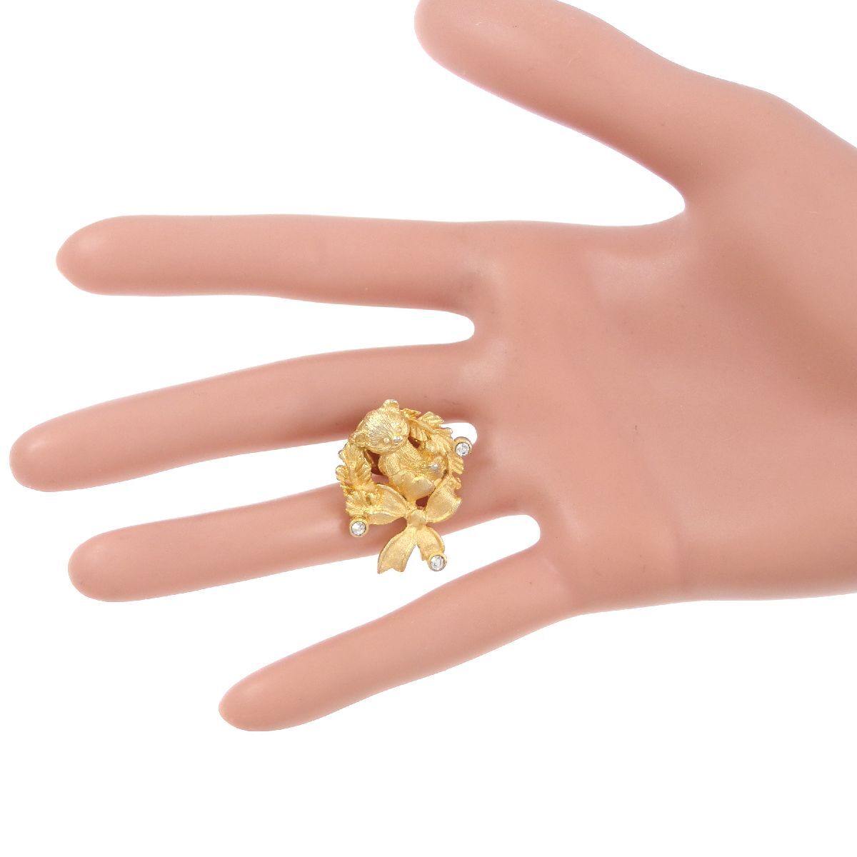 A10227* Рождество. lease . плюшевый мишка узор матовый Gold цветный * Vintage брошь tuck булавка *