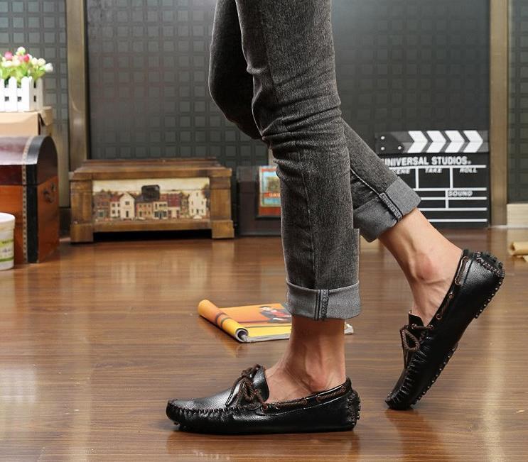 LGH801# Loafer мужской туфли без застежки обувь для вождения обувь повседневная обувь бизнес вентиляция летний 26.5cm