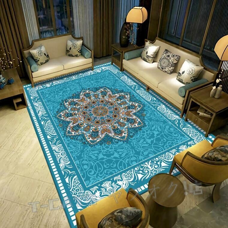 新品強力推薦 レトロ アメリカ式 絨毯　豪華　家庭用カーペット　寝室　カーペット 200cm×300cm
