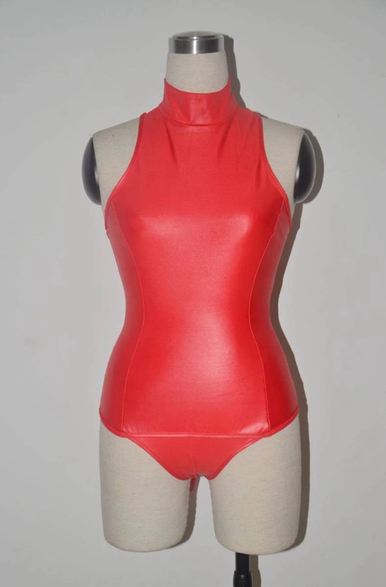 LDL3362# 初入荷 超セクシー 光沢 レザー 刺激 ハイレグ レオタード 勝負下着 コスプレ衣装 両手拘束 SM拘束 女王様 コスチューム 赤
