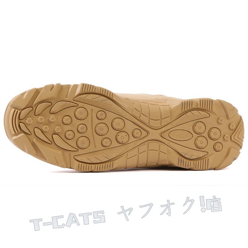 新品2色選択可メンズ ミリタリーブーツ バイクブーツ トレッキングシューズ タクティカルブーツ 登山靴 防滑 24~28cmサイズ選択 黒