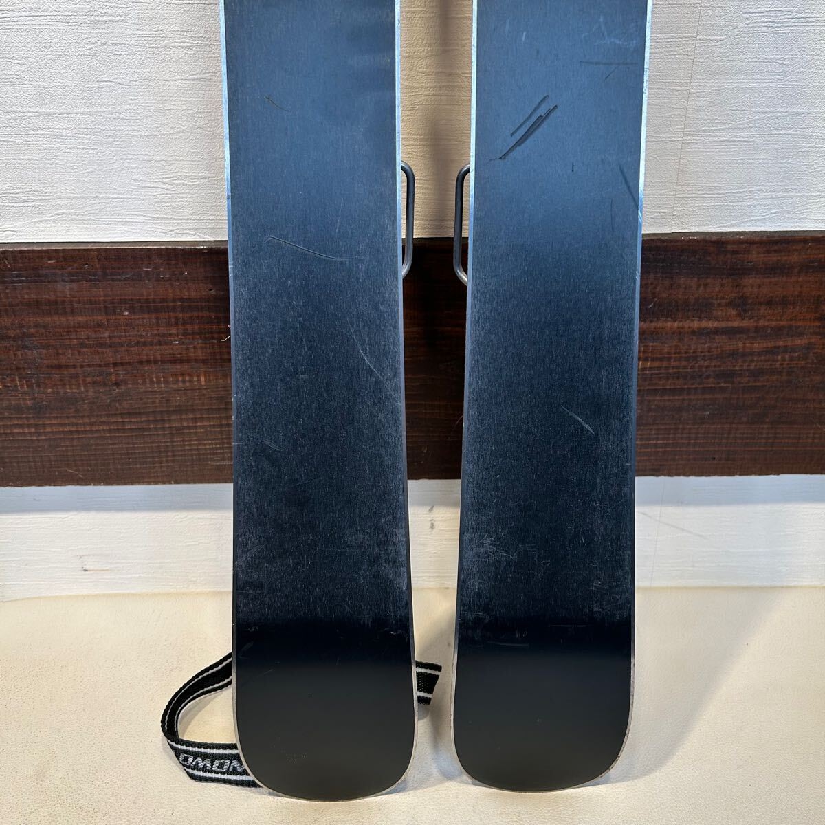 状態良好 SALOMON SNOW BLADE 99 9 BUZZ ブルー ファンスキー