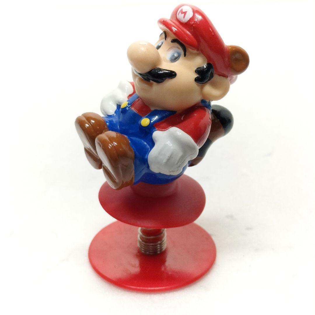当時物 マクドナルド スーパーマリオ 吸盤付 スプリング PVC フィギュア