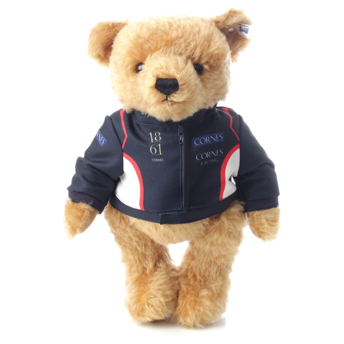 シュタイフ CORNES RACING コーンズ レーシング 100個限定 テディベア ぬいぐるみ 027222 ブロンド【中古】