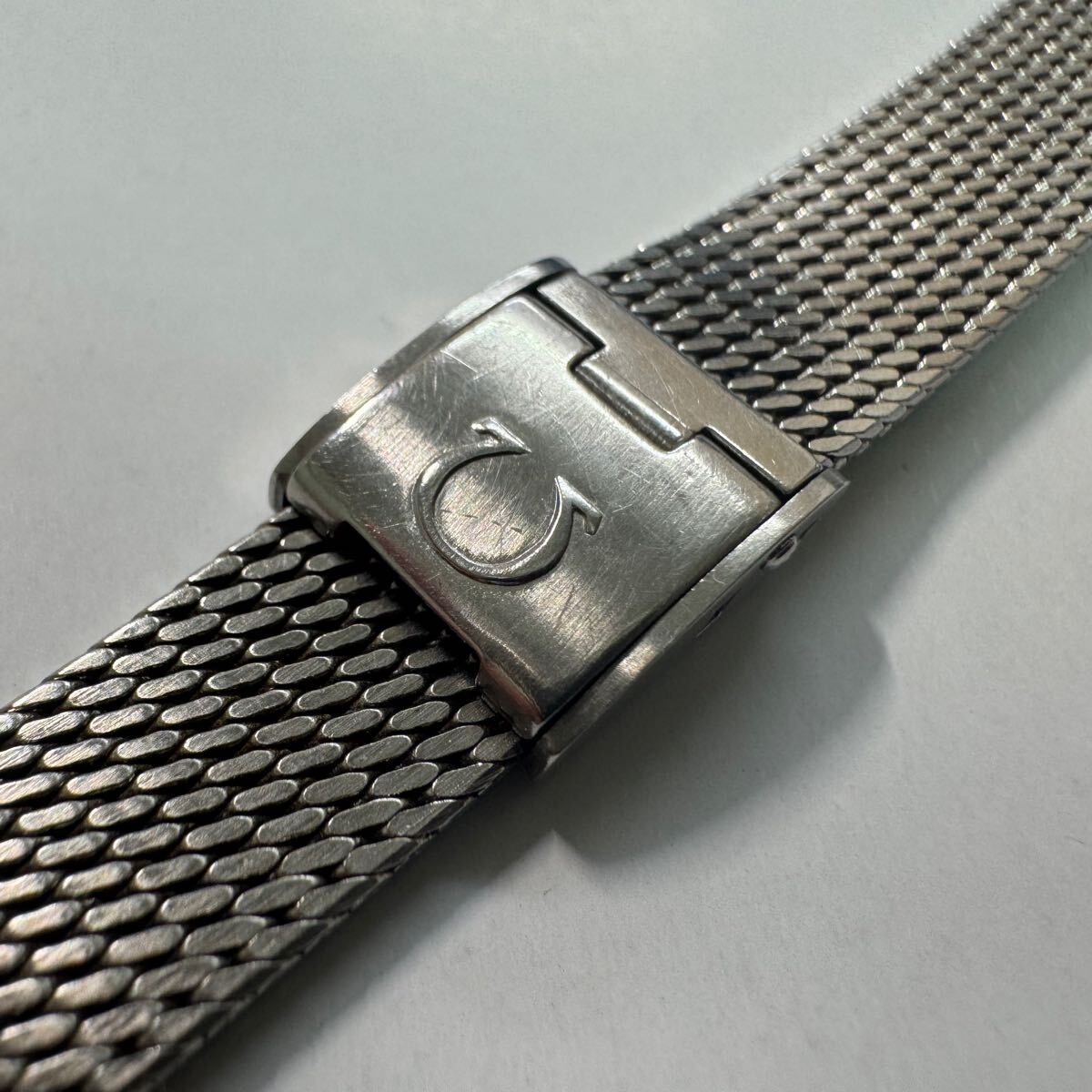 オメガ ステンレスベルト 6011 ラグ幅12mm用 レディース OMEGA stainless steel bracelet メッシュベルト　mesh 144-1