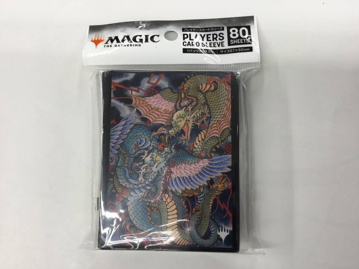 7 即決★新品未開封★保管品★ マジック：ザ・ギャザリング スリーブ 『ストリクスヘイヴン：魔法学院』日本画 《命運の核心》