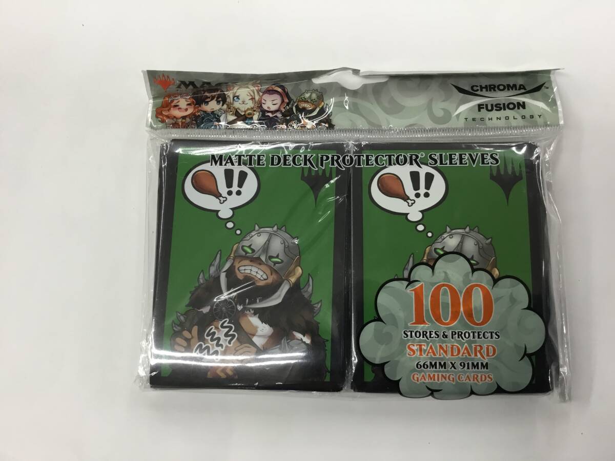 12 即決★新品未開封★保管品★ Ultra Pro Magic: The Gathering Chibi Collection Garruk I'm Starving Deck Protector Sleeves