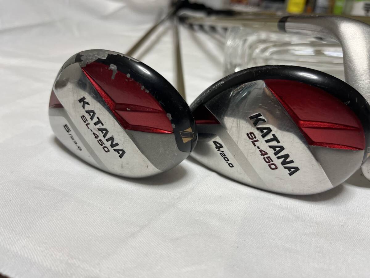 カタナゴルフ アイアン SL450 Yahoo!オークション - カタナ ゴルフ KATANA SL-450 6~9 S A P