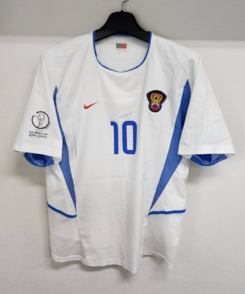 02W杯 ロシア Russia(H) #10 Mostovoi モストボイ 半袖 Nike 2002WC L