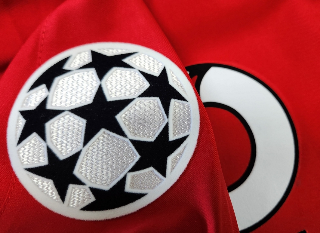 02-03 man Cesta - united (H)#7 Beckham BECKHAM длинный рукав Nike стандартный UEFA CL specification M