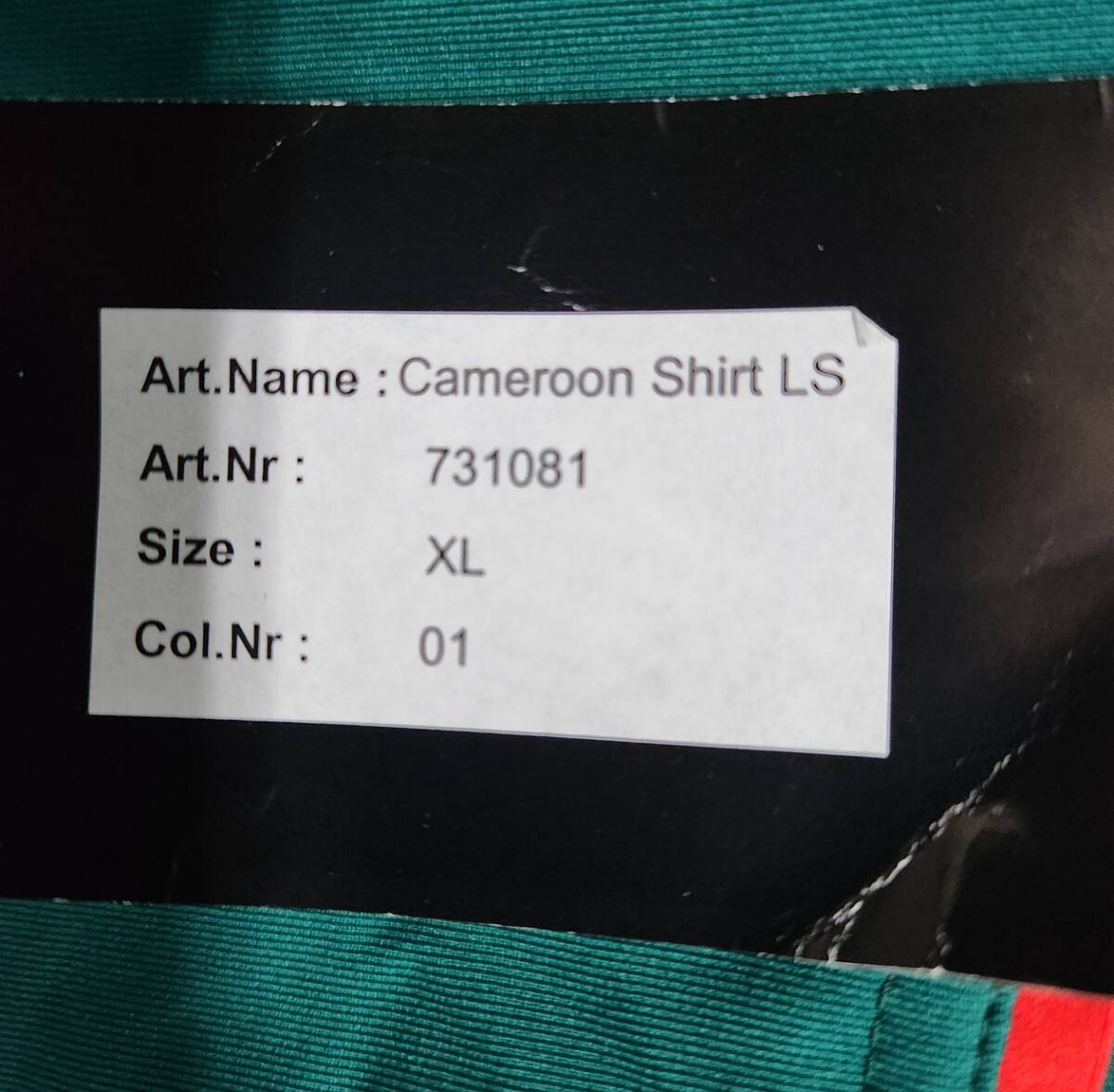 04-05 カメルーン Cameroon(Ｈ)＃9 エトォ ETOO 選手用長袖 PUMA 2006WC予選仕様 XL