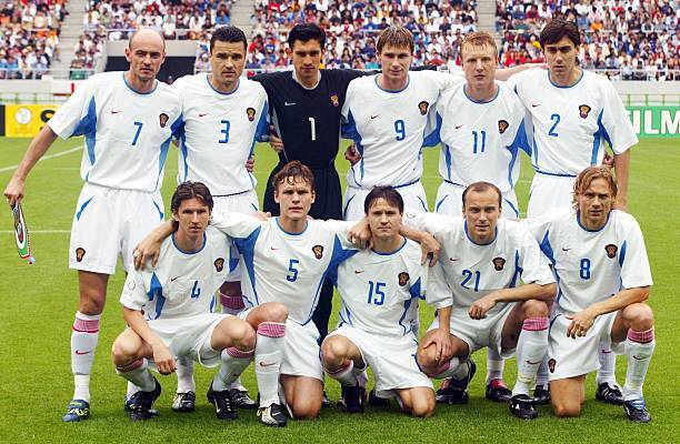 02W杯 ロシア Russia(H) #10 Mostovoi モストボイ 半袖 Nike 2002WC L