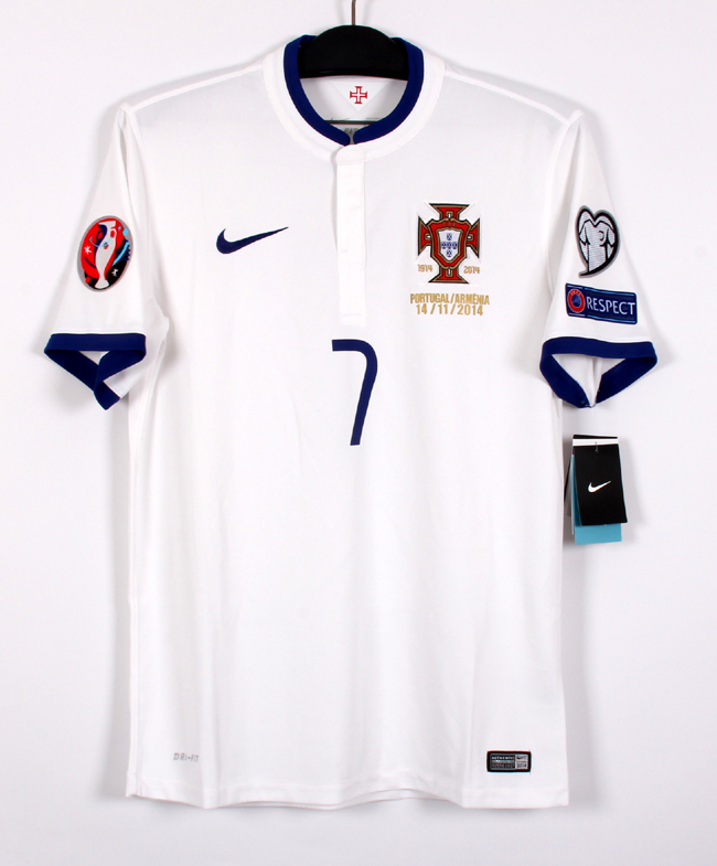 14-15 ポルトガル(A)#7 ロナウド RONALDO NIKE正規 EURO 16予選 アルメニア戦仕様 S or M_画像1