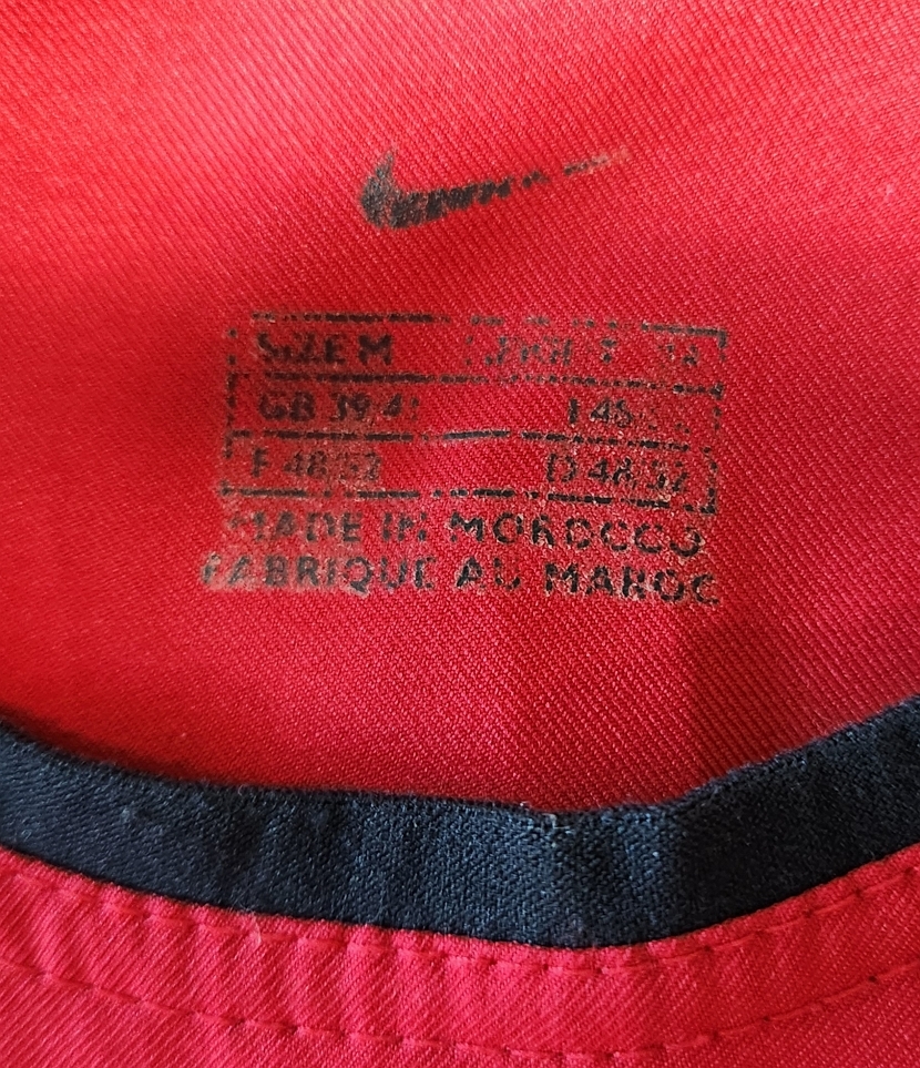 02-03 man Cesta - united (H)#7 Beckham BECKHAM длинный рукав Nike стандартный UEFA CL specification M