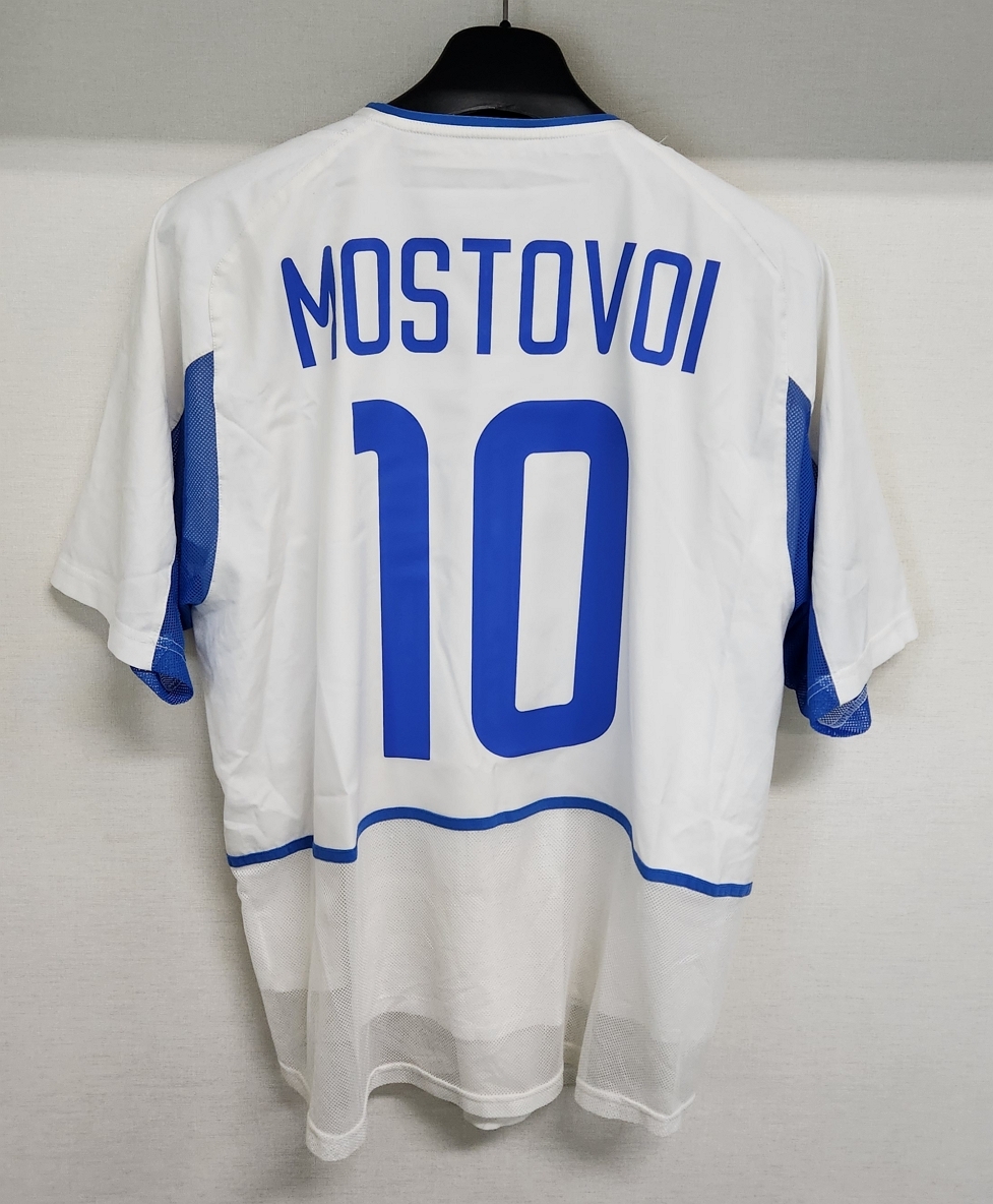 02W杯 ロシア Russia(H) #10 Mostovoi モストボイ 半袖 Nike 2002WC L